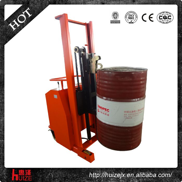 半電動(dòng)配重油桶車（無(wú)底腿,只堆垛，不翻轉(zhuǎn)）